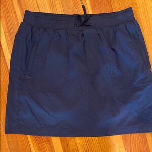 L.L.Bean Navy Blue Skort with Pockets